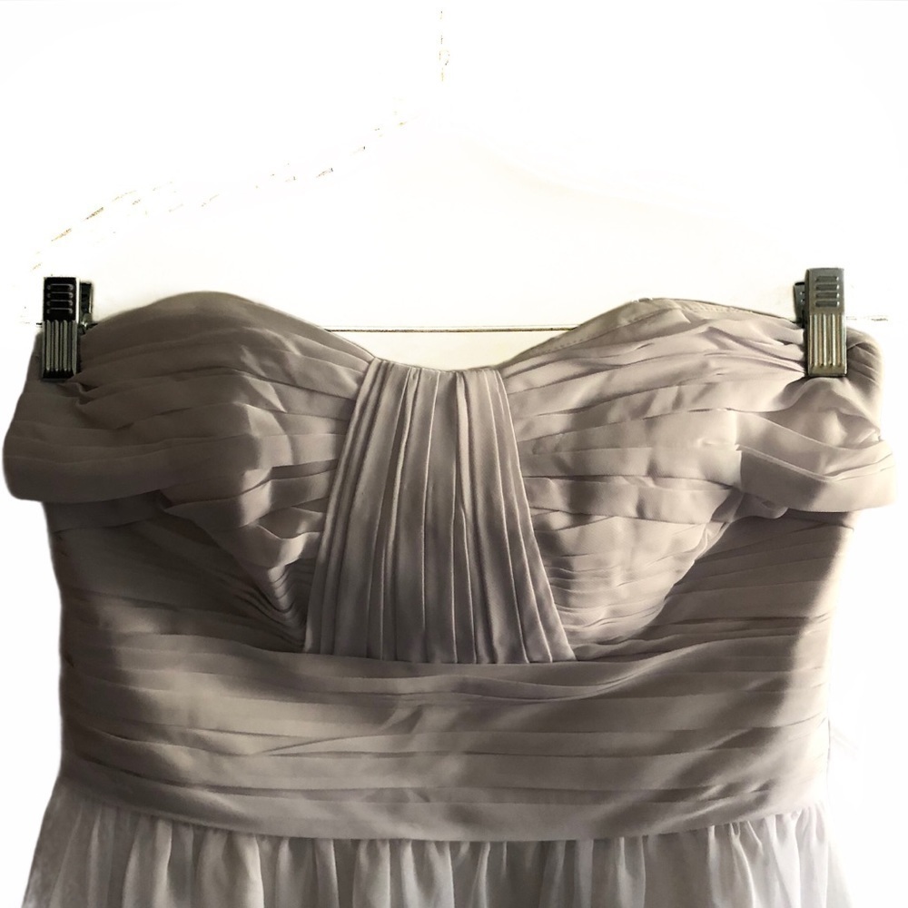 Monique Lhuillier Bridesmaids Chiffon floral Dress - Picture 5 of 9
